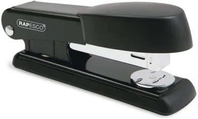 Rapesco Bowfin Grapadora Metálica de Sobremesa Hasta 25 Hojas Color Negro