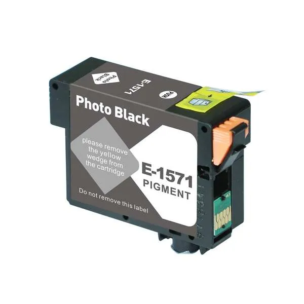 Epson T1571 Negro Photo Cartucho De Tinta Pigmentada Generico - Reemplaza C13T15714010