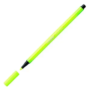 Stabilo Rotulador Pen 68 Amarillo Fluorescente Caja 10 Unidades