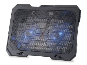 Conceptronic Base De Refrigeración Para Portátiles Con 2 Ventiladores De 125mm Hasta 15.6