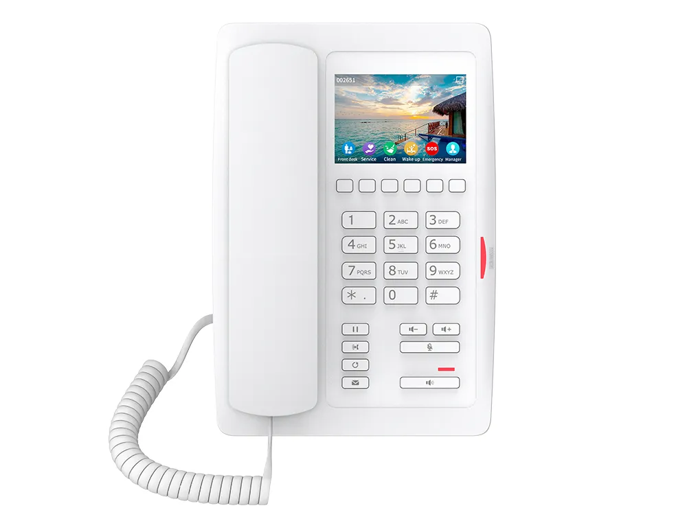 Fanvil H5W-W Hotel Teléfono IP, con PoE, WiFi 2.4G
