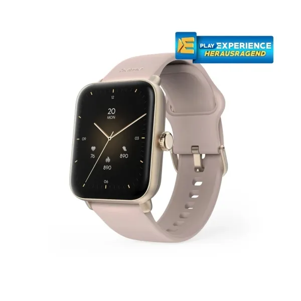 Hama Smartwatch 6010 - Bluetooth 5.3 - Pantalla TFT 1.65" - IP68 - Rosa Pálido