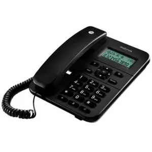 Motorola Teléfono Fijo Con Cable CT202 Negro