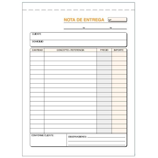 Loan Talonario Entregas Cuarto Natural Triplicado Autocopia