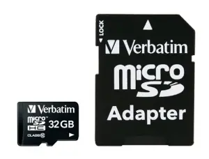VERBATIM TARJETA MICRO SDHC 32GB CLASE 10 C/ADAPTADOR