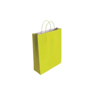 Bismark Bolsa de Papel Celulosa 32x10x24cm Color Pistacho
