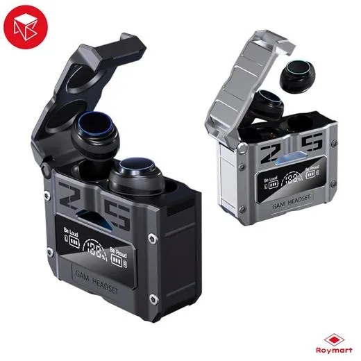 Roymart Auriculares M 25 Tws Bluetooth 5.0 Silver Color