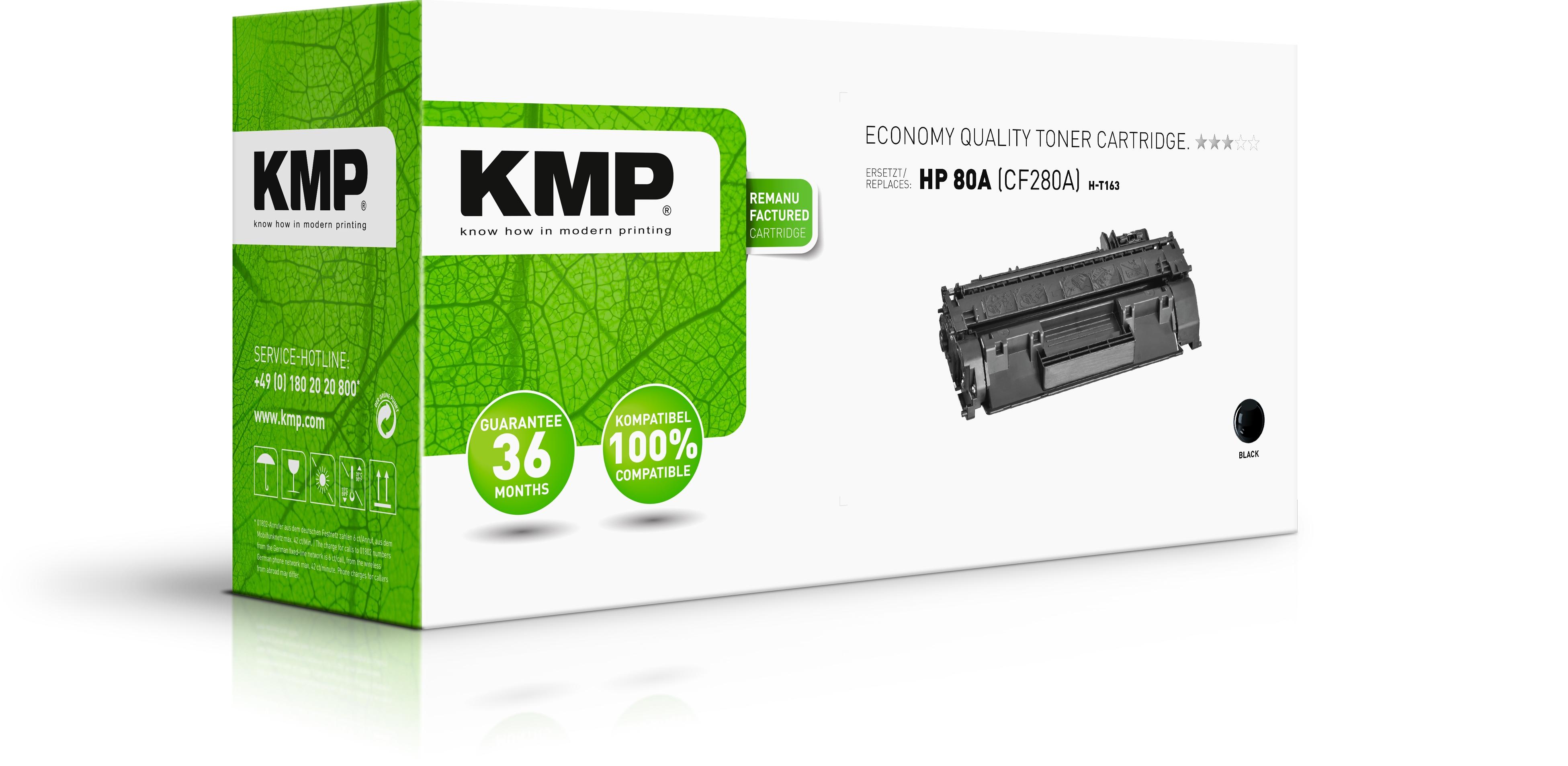 Toner Kmp Negro Laserjet Pro 400 Mfp / M 425 Dn Dw /  Printer M 401 A D Dn Dw - Nº 80 A