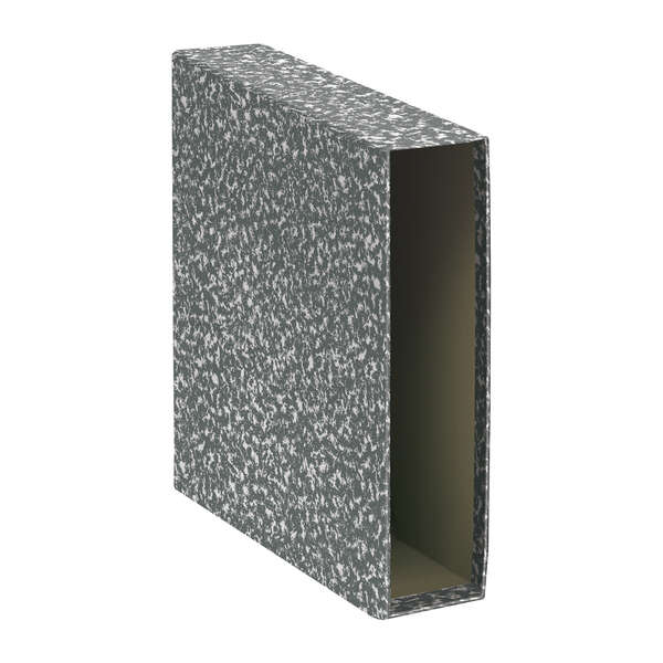 Dohe Fundas De Archivadores - Tamaño A4 - Carton Forrado Con Papel Impreso - Para Archivador Jaspeado Gris - Natural