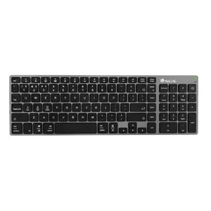 Ngs Fortune-Bt Teclado Multidispositivo Inalambrico Usb Bluetooth - Portugues - Silencioso - Teclas X-Type - Bateria Recargable