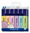 Staedtler Textsurfer Classic 364 Pack de 6 Marcadores Fluorescentes Pastel 1-5mm