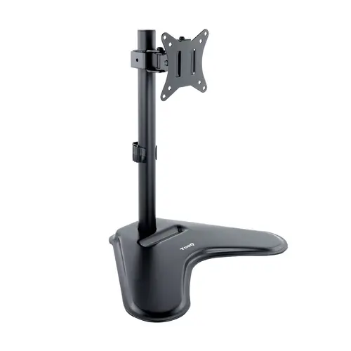 Soporte De Mesa Con Base Tooq Db1701Tn-B Para 1 Pantalla 17"-32" Gira Incli 1 Brazo Negro