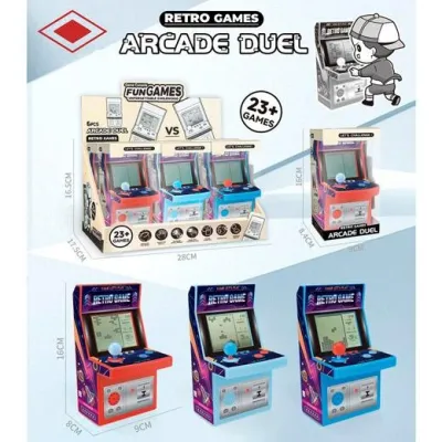 ROYMART MAQUINAS MARCIANITOS 23 JUEGOS CLÁSICA EXPOSITOR 6 UD