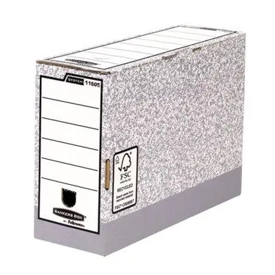 Fellowes Caja De Archivo A4 100Mm Gris