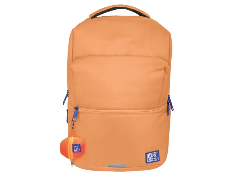 Oxford B-Ready Mochila 28L - Tamaño 42X30X15Cm - Bolsillo Acolchado - Asa Superior - Funda Para Lluvia - Poliester Reciclado Rpet - Color Melocoton