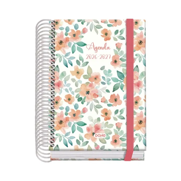 Dohe Agenda Escolar Prime A6 Espiral Cartón Forrado Mod. Candy 2026-2027