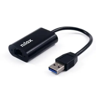 Nilox Adaptador USB A RJ45 M/H Negro 15M