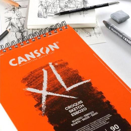 Canson Bloc Dibujo Xl Esboso 20H A4 Blanco Natural