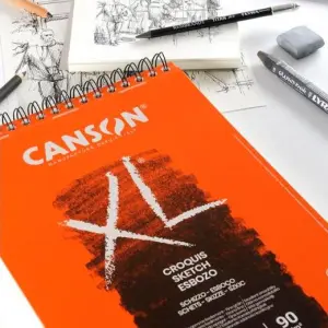Canson Bloc Dibujo XL Esbozo 20H A4 Blanco Natural