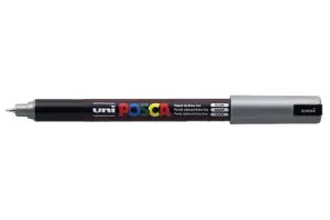 Posca Marcador PC-1MR Punta Extrafina 0.7mm No Permanente Plata