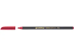 Edding 1200 Rotulador Punta Redonda 1mm Tinta Base Agua Color Rojo Metalizado
