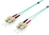 EQUIP Cable Fibra Óptica OM3 Duplex SC/SC 50/125µ 2M Libre de Halógenos