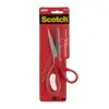 Scotch Tijeras Universales 18cm Acero Inoxidable Mango Ergonómico Color Rojo