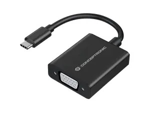 Adaptador USB-C ConcepTronic Abby05B a 1xVGA 1080P