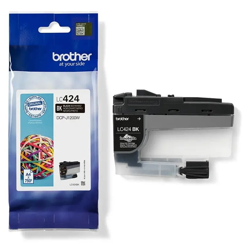 Brother Cartucho LC424BK Negro para Impresoras