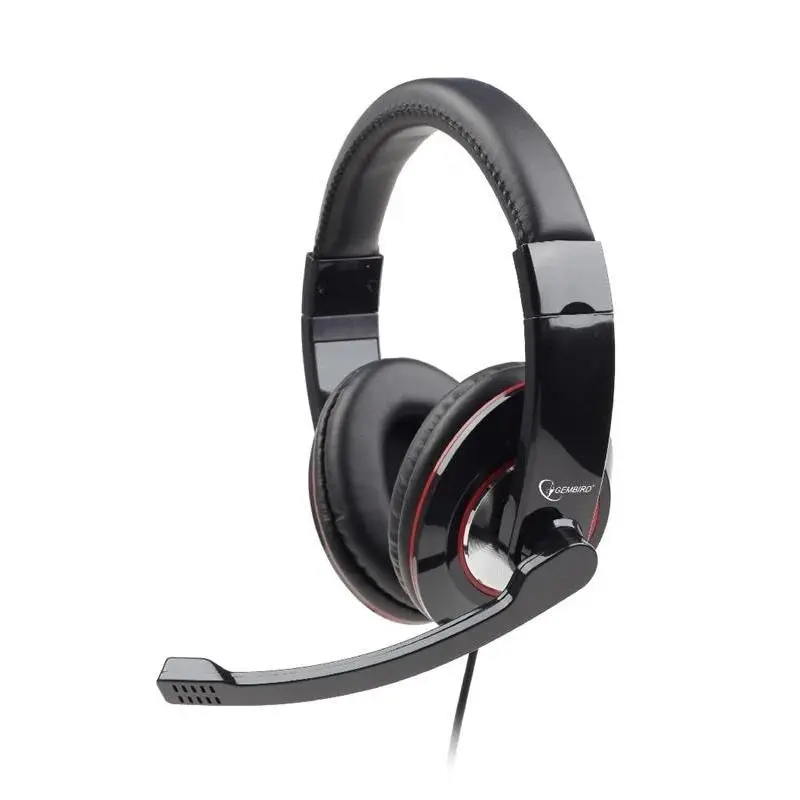 Gembird MHS-001 Auriculares Alámbricos Diadema Música Negro