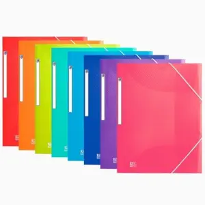 Oxford Carpeta De Gomas Urban PP Traslúcido A3+ Con Solapas Colores Surtidos