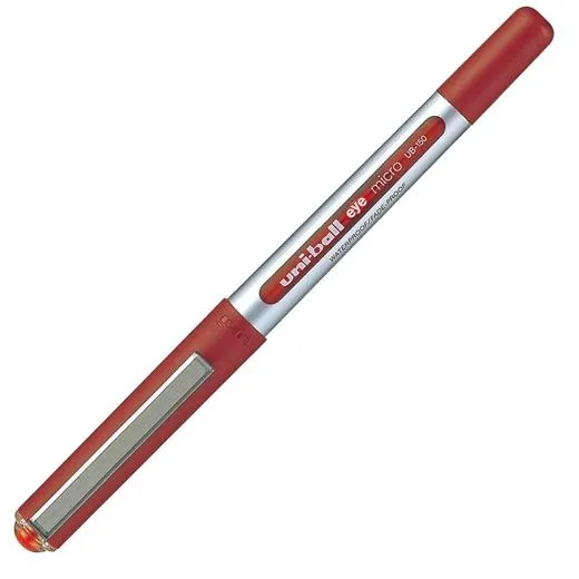 Uniball Rollerball Eye Micro Ub-150 0.5Mm Rojo Caja 12 Ud