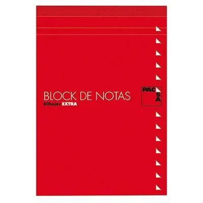 Pacsa Bloc Notas 80H Trepadas Folio 4X4 Con Tapa -10U-