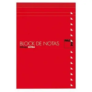 Pacsa Bloc Notas 80H Trepadas Folio 4x4 Con Tapa - Paquete de 10 Unidades