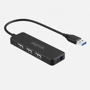 Approx Hub USB 3.0 APPC47: 3x USB-A 2.0 y 1x USB-A 3.0