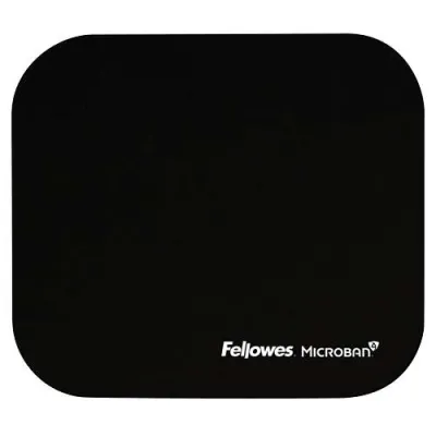 Fellowes Alfombrilla Para Ratón Con Microban, Protección Antibacteriana, 23.2x19.9cm, Negro