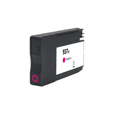 Generico HP 937e XL Magenta Cartucho de Tinta Pigmentada - Reemplaza 4S6W7NE/4S6W3NE (Chip reforzado contra actualizaciones)