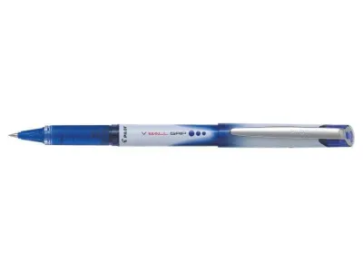 Pilot Boligrafo De Tinta Liquida V Ball Grip 05 - Punta De Bola Conica 0.5Mm - Trazo 0.3Mm - Grip De Goma - Color Azul