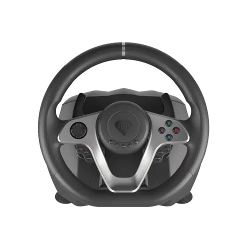 Genesis Seaborg 400 Volante USB Con Pedales para Nintendo Switch, PC, PS4, PS3, Xbox 360, One, One S, One X