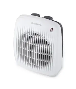 Daewoo DW9516 Calefactor de Aire 2000W con Termostato y Ventilador