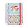 Dohe Agenda Escolar Prime Capi Flower A6 26/27 Espiral Goma 12x17x3cm