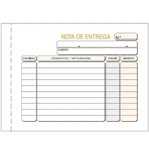 Loan Talonario Entregas Octavo Apaisado Duplicado Autocopia Catalán