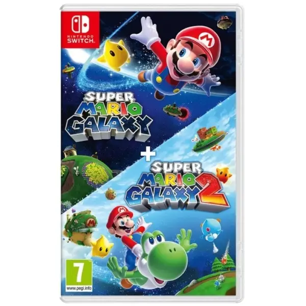 Nintendo Pack Super Mario Galaxy y Super Mario Galaxy 2 para Nintendo Switch - Plataformas/Aventura - PEGI 7