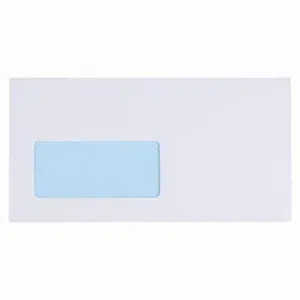 Sam Sobre Americano Open-115 Autoadhesivo 115x225mm Ventana Izquierda Offset Blanco 500 Unidades