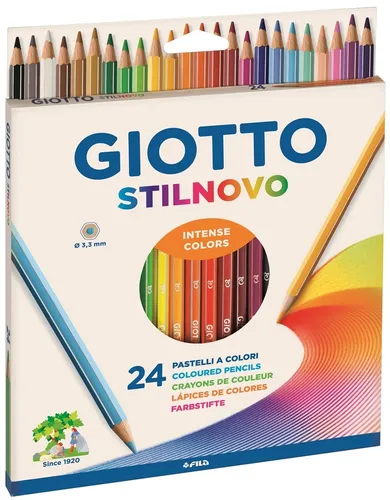 Giotto Lápices De Colores Stilnovo Pastel C/Surtidos Estuche 24 Ud