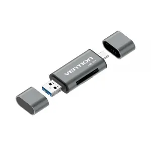 Vention Lector de Tarjetas Externo USB 3.0 Gris