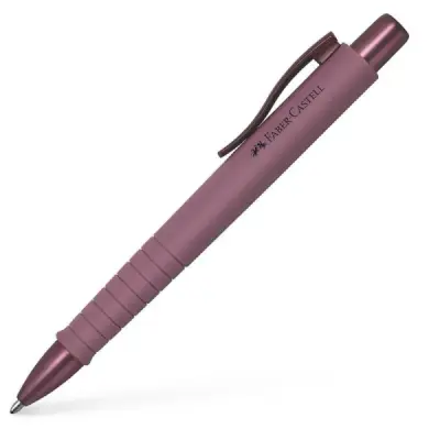 Faber-Castell Poly Ball Urban Bolígrafo Retráctil XB Triangular Ergonomico Burdeos