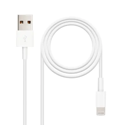 Nanocable Cable Usb-A 2.0 Macho A Lightning Macho 2M - Color Blanco