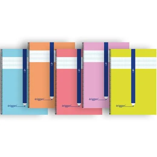 Eriggan Lamela Cuaderno Espiral 80H Folio 70Gr Tapa Cartón