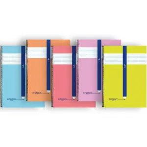Eriggan Cuaderno Espiral 80H Folio 70gr Tapa Cartón